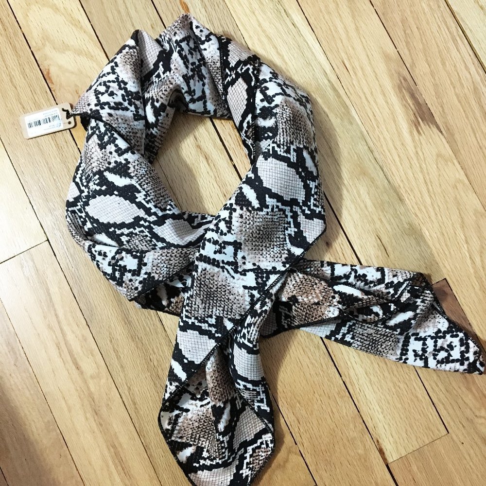 NEW | Snake Skin Print Scarf